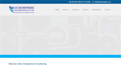 Desktop Screenshot of bluehemisphere.co.za