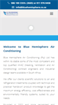 Mobile Screenshot of bluehemisphere.co.za
